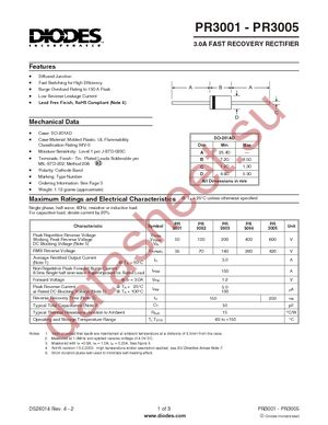 PR3001-T datasheet  